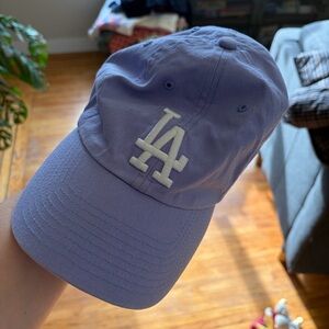 Lilac LA dodgers cap